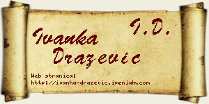 Ivanka Dražević vizit kartica